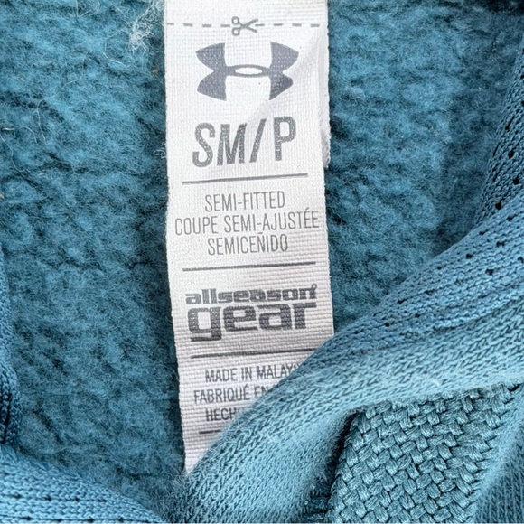 Under Armour Semi-Fitted Hooded Sweatshirt Size Small Men's - Picture 7 of 8
